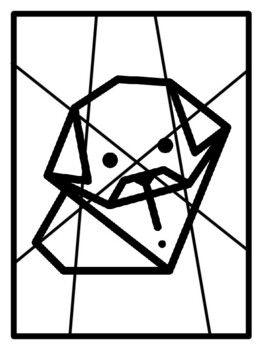 30 Kindergarten Origami Coloring Pages, Pop Art Early Finisher