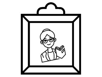 30 Professions Coloring Pages, Picture Frame Theme, Early Finisher