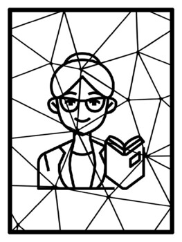 30 Professions Polygon Coloring Pages, Early Finisher Activities
