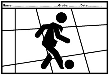 30, Soccer Silhouette Pop Coloring Pages
