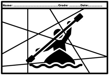 30, Water Sports Silhouette Pop Coloring Pages