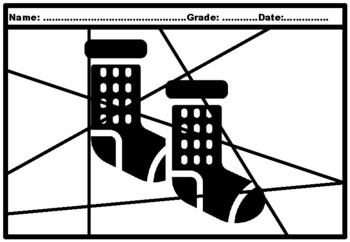 30, Winter Clothing Silhouette Pop Coloring Pages