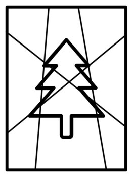 32 Kindergarten Christmas Tree Coloring Pages, Pop Art Early Finisher
