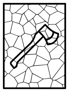 33 Camping Mosaic Coloring Pages