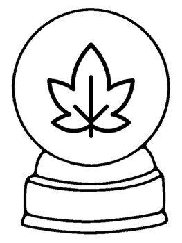 34 Halloween Coloring Pages, Snow Globe Craft