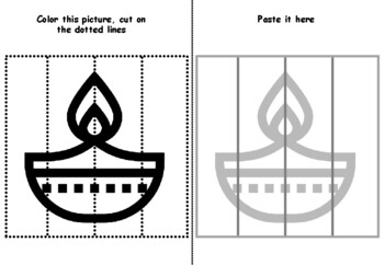 34 India Holi Cutting Skills, Coloring Pages, Motor Skills