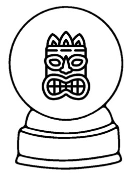 38 Jungle Coloring Pages, Snow Globe Craft