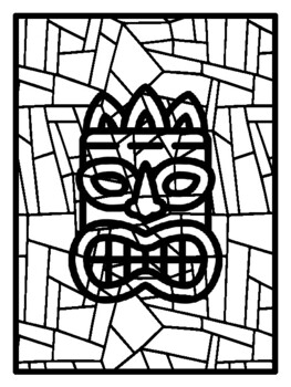 38 Jungle Geometric Coloring Pages, Early Finisher Activities