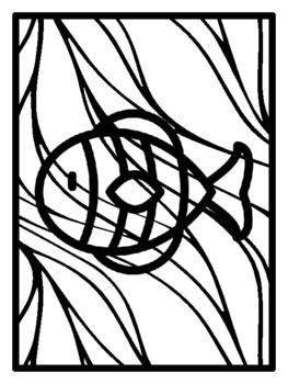 39 Ocean Early Finisher Packet, Pop Art Coloring Pages