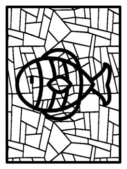 39 Ocean Geometric Coloring Pages, Early Finisher Activities