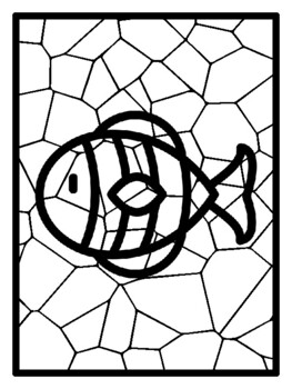 39 Ocean Mosaic Coloring Pages