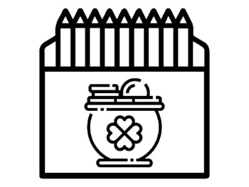 39 St. Patrick's Day, Coloring Pages, Crayon Box Theme, Early Finisher