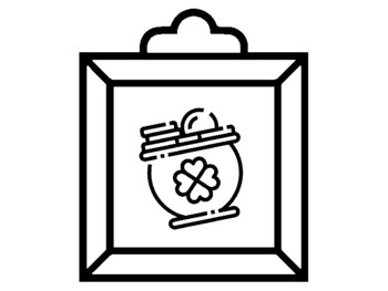 39 St Patrick's Day Coloring Pages, Picture Frame Theme, Early Finisher