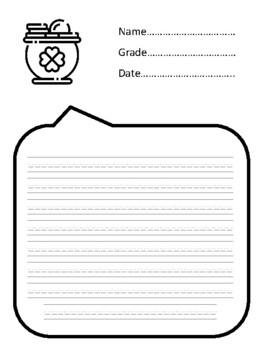 39 St Patricks Day K-5 Picture Writing Prompts