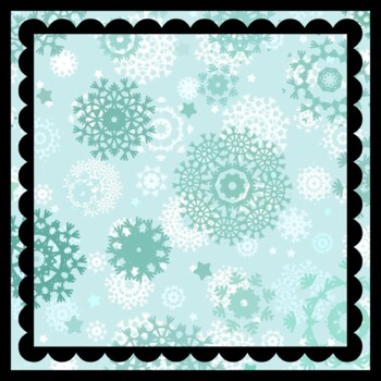 4 by 4 feet, 4 Large Christmas, Winter, Snowflakes Bulletin Boards