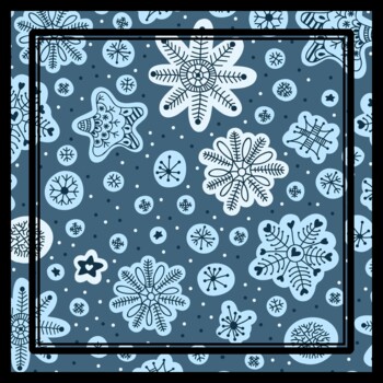 4 by 4 feet, 4 Large Christmas, Winter, Snowflakes Bulletin Boards