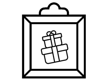 40 Christmas Coloring Pages, Picture Frame Theme, Early Finisher