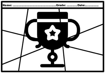 40, Class  Rewards Silhouette Pop Coloring Pages