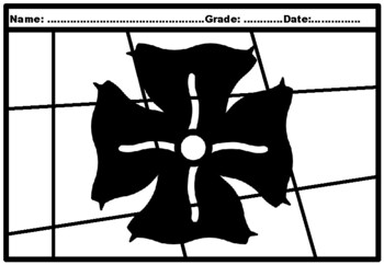 41, Spring Flowers Silhouette Pop Coloring Pages