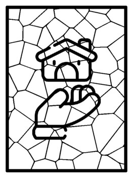 42 Family Mosaic Coloring Pages