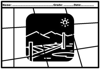 42, Summer Landscapes Silhouette Pop Coloring Pages