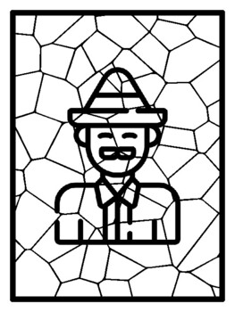 43 Mexico Mosaic Coloring Pages