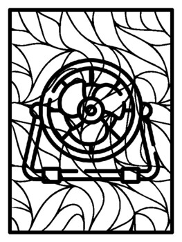 43 Summer Pop Art Inspired Coloring Pages, Early Finisher