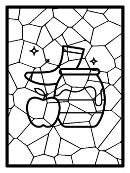 44 Holidays Around The World Mosaic Coloring Pages