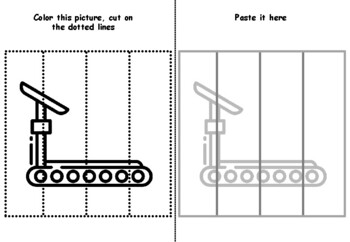 45 Fitness Cutting Skills, Coloring Pages, Motor Skills