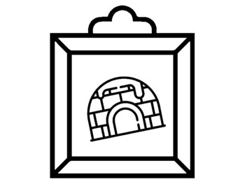 46 Arctic Coloring Pages, Picture Frame Theme, Early Finisher