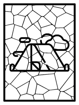 47 Forest Mosaic Coloring Pages