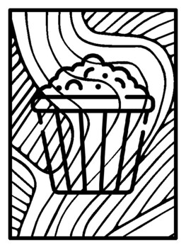 47 Fun Fair Pop Art Inspired Coloring Pages, Early Finisher