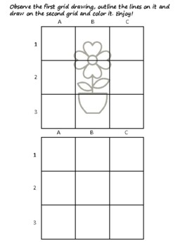 49 House Plants Easy Grid Drawing Activities, House Plants Art