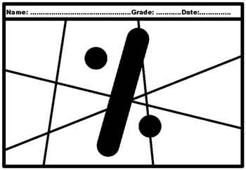 50, Common Symbols In Math And English Silhouette Pop Coloring Pages