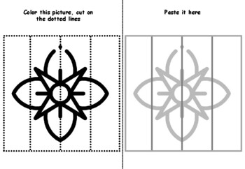 50 Flowers Cutting Skills, Coloring Pages, Motor Skills