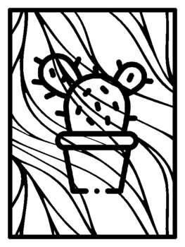 50 Flowers Early Finisher Packet, Pop Art Coloring Pages