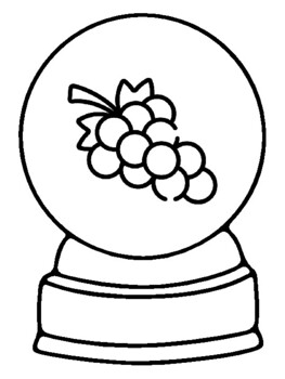 50 Fruits  Vegetables Coloring Pages, Snow Globe Craft