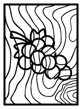 50 Fruits  Vegetables Early Finisher Activities, Pop Art Coloring Pages
