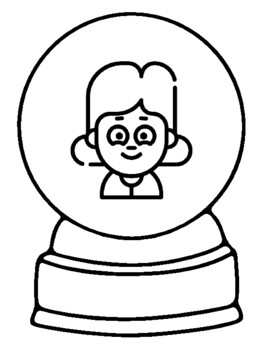 50 Grandparents Coloring Pages, Snow Globe Craft