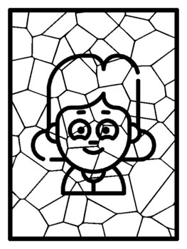 50 Grandparents Mosaic Coloring Pages