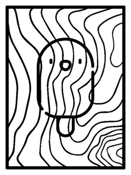 50 Ice Creams Popsicles Early Finisher Activities, Pop Art Coloring Pages