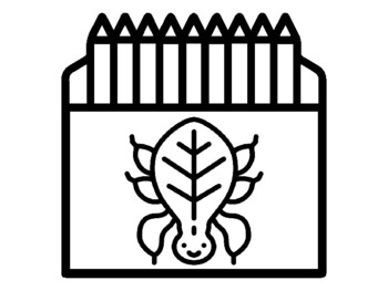 50 Insects Bugs, Coloring Pages, Crayon Box Theme, Early Finisher