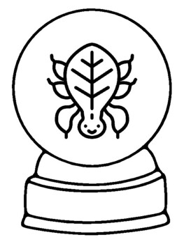 50 Insects Bugs Coloring Pages, Snow Globe Craft