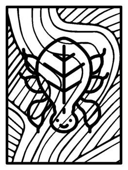 50 Insects Bugs Pop Art Inspired Coloring Pages, Early Finisher