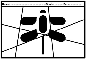 50, Insects, Invertebrates Silhouette Pop Coloring Pages