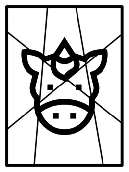50 Kindergarten Unicorn Coloring Pages, Pop Art Early Finisher