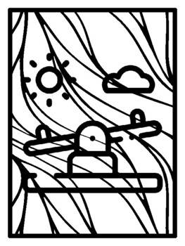 50 Playground Early Finisher Packet, Pop Art Coloring Pages