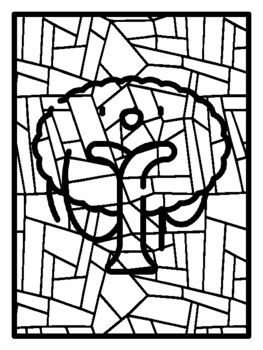 50 Rainforest Geometric Coloring Pages, Early Finisher Activities