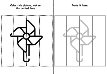50 Spring Cutting Skills, Coloring Pages, Motor Skills