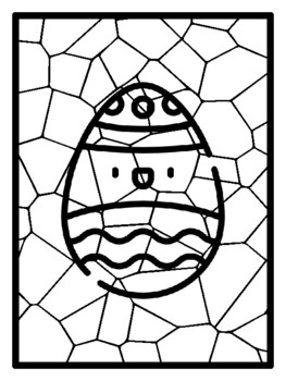 50 Spring Mosaic Coloring Pages